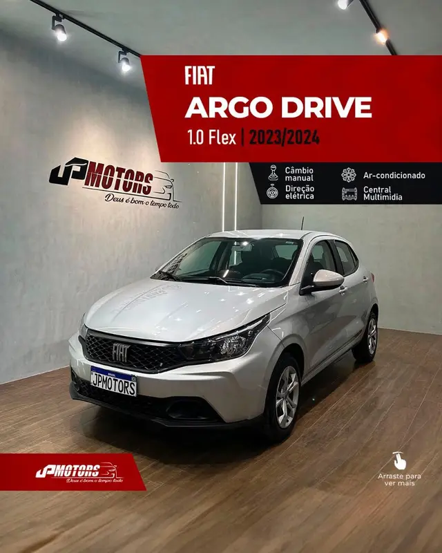 Carro Fiat Argo 2024 Drive 1.0