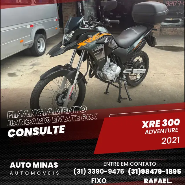 Carro Honda XRE 300 2021 ADVENTURE FLEX
