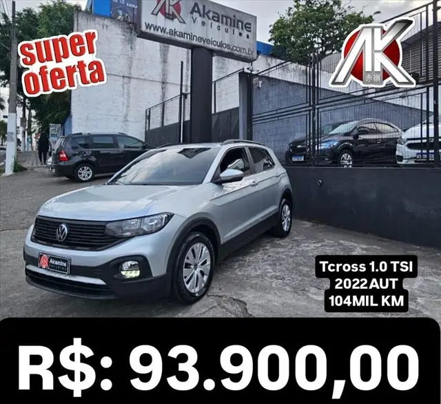 Carro Volkswagen T-Cross 2021 1.0 200 TSI Sense (Aut) (Flex)