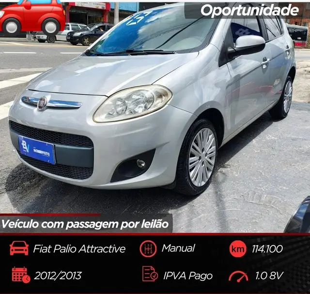 Carro Fiat Palio 2013 Attractive 1.0 8V (Flex)