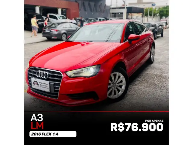 Carro Audi A3 2016 1.4 TFSI Attraction S Tronic