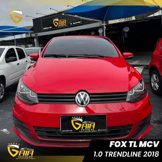 Carro Volkswagen Fox 2018 1.0 MPI Trendline (Flex)