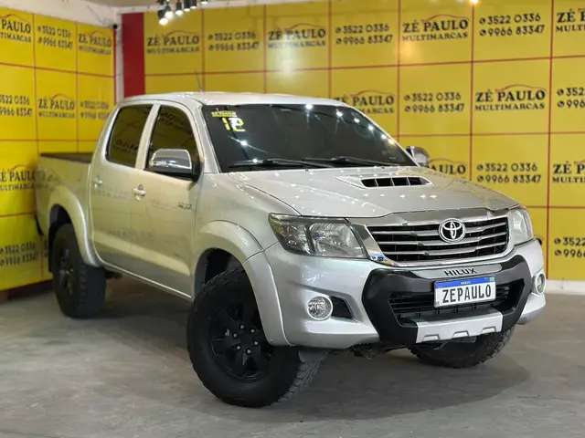Carro Toyota Hilux Cabine Dupla 2012 Hilux 2.7 SRV CD 4x4 (Flex) (Aut)