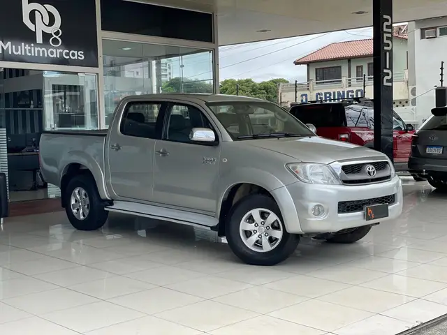 Carro Toyota Hilux Cabine Dupla 2010 Hilux 2.7 SR CD 4x2 (Flex) (Aut)