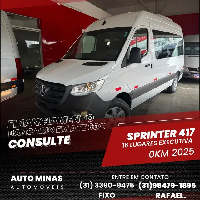 Carro Mercedes-Benz Sprinter 2025 417 VAN L.T.B 16L Diesel( E6)