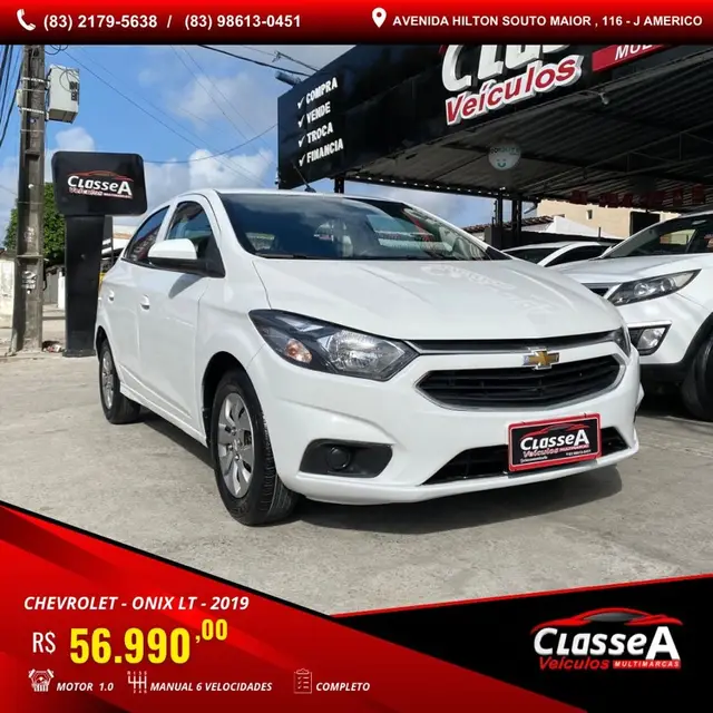 Carro Chevrolet Onix 2019 1.0 LT SPE/4