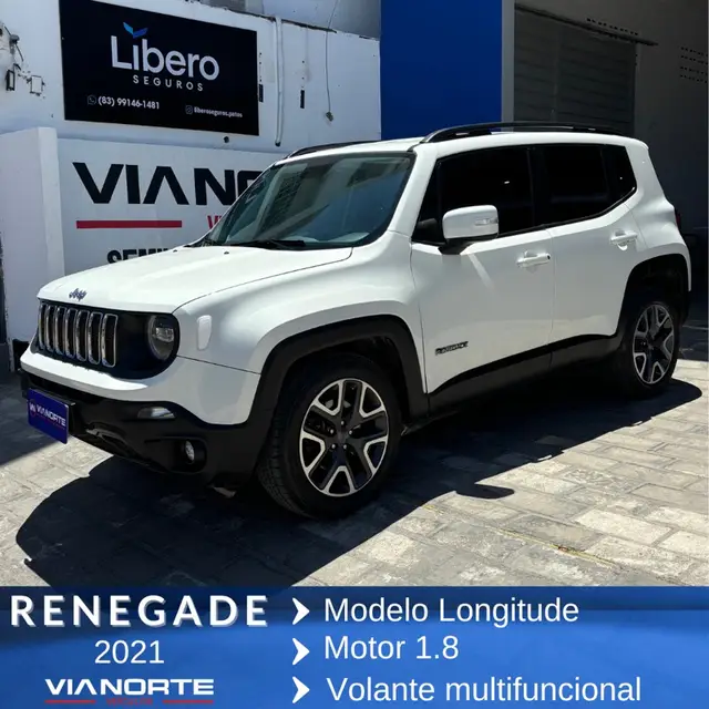 Carro Jeep Renegade 2021 Longitude 1.8 4x2 (Aut) (Flex)