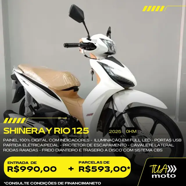 Moto Shineray Rio 125 2025 124 cc