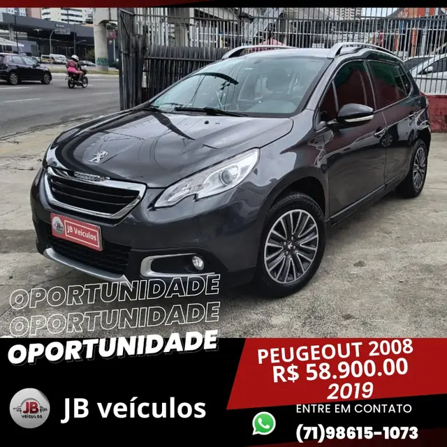 Carro Peugeot 2008 2019 Allure 1.6 16V (Aut) (Flex)