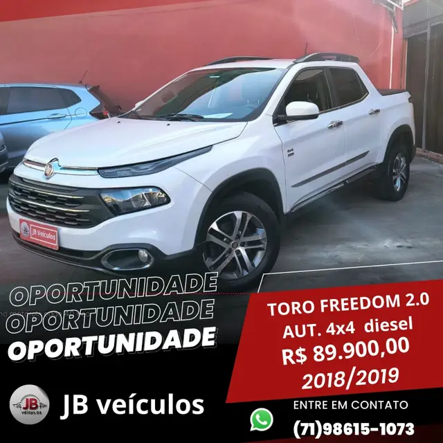 Carro Fiat Toro 2019 Volcano 2.0 diesel AT9 4x4