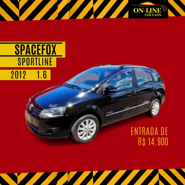 Carro Volkswagen SpaceFox 2012 Sportline 1.6 8V (Flex)
