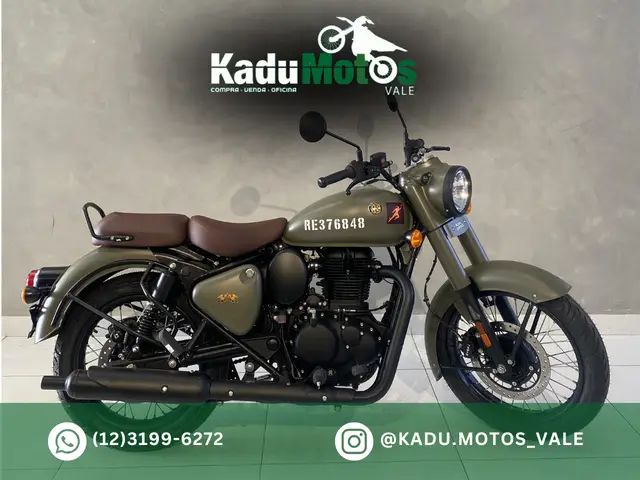 Carro Royal Enfield Classic 350 2024 Signals