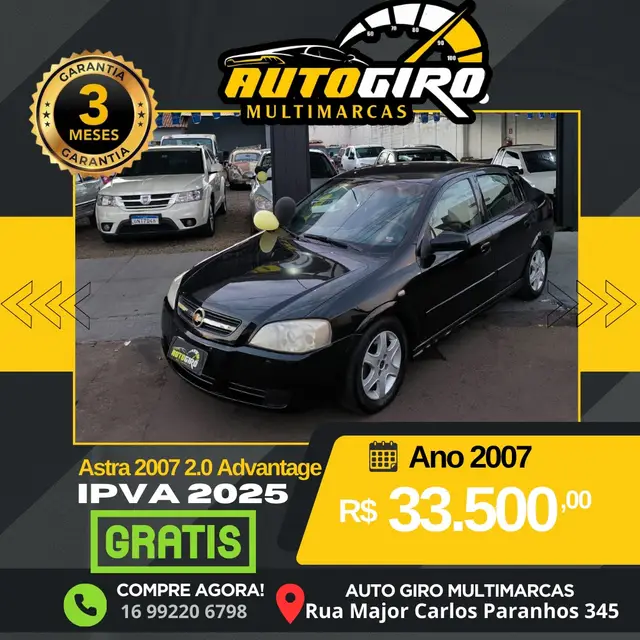 Carro Chevrolet Astra Hatch 2008 Advantage 2.0 (Flex) (Aut)