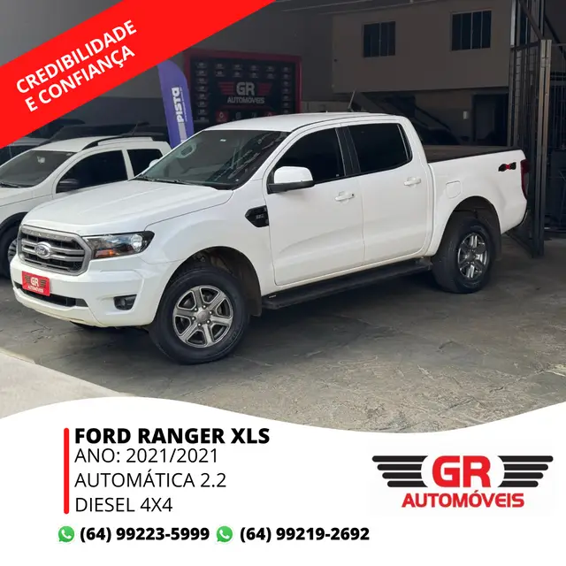 Carro Ford Ranger Cabine Dupla 2021 XLS 2.2 Turbodiesel 4x4 (Aut)