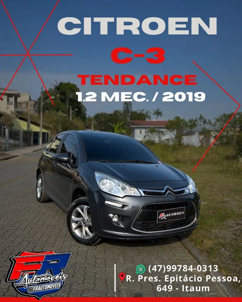 Citroën C3 Tendance Puretech 1.2 12V (Flex)