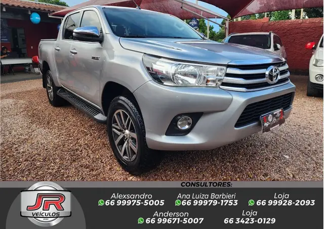 Carro Toyota Hilux Cabine Dupla 2018 Hilux 2.8 TDI SRV CD 4x4 (Aut)