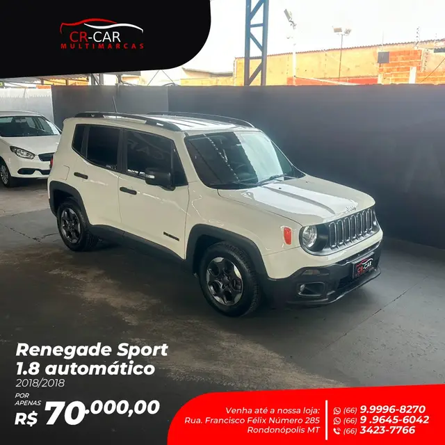 Carro Jeep Renegade 2018 1.8 (Aut) (Flex)
