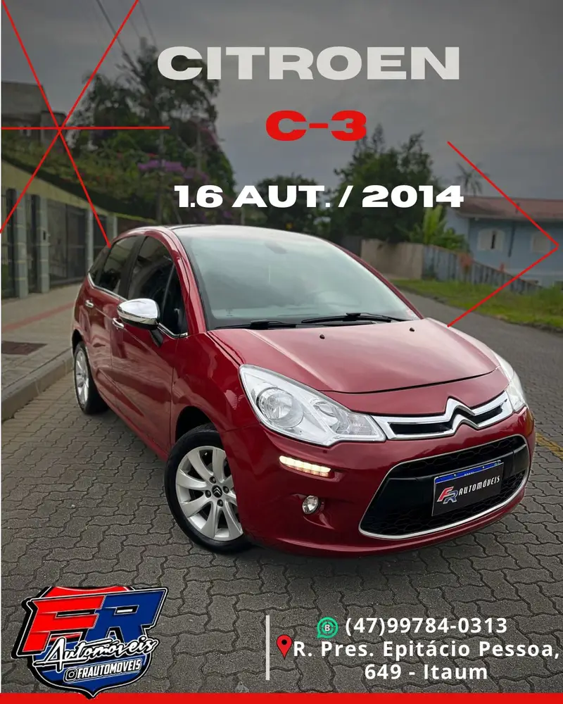 Citroën C3 Exclusive 1.6 VTI 120 (Flex) (Aut)