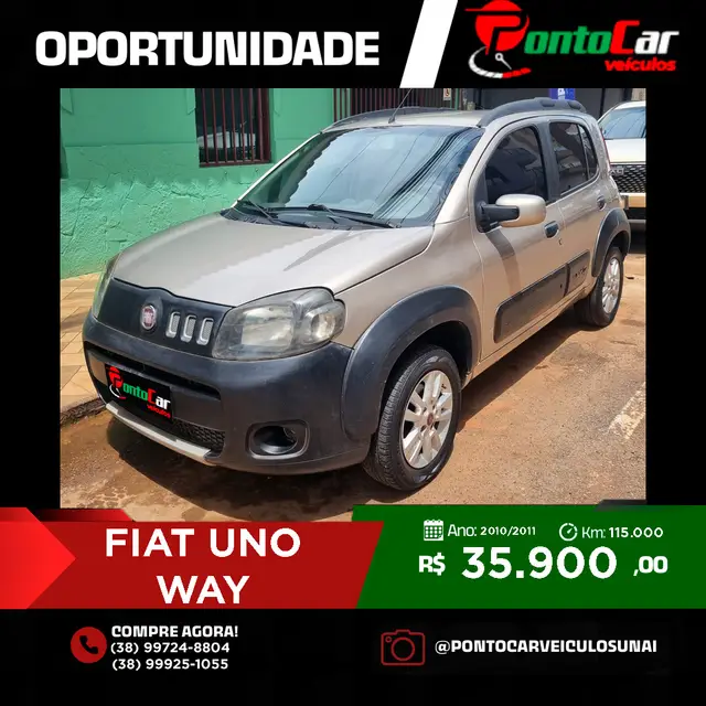 Carro Fiat Uno 2011 Way 1.4 8V (Flex) 4p