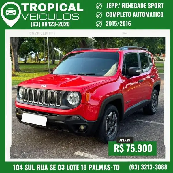 Carro Jeep Renegade 2016 Sport 2.0 TDI 4x4 (Aut)