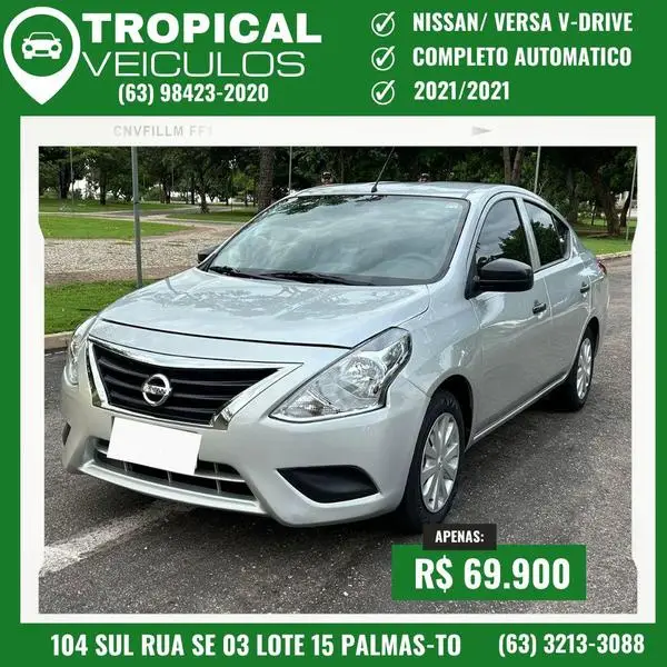 Carro Nissan Versa 2021 1.6 16V V-Drive (Flex)