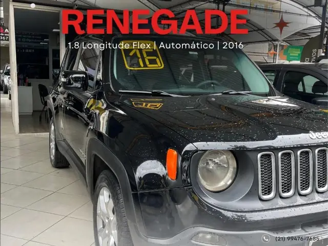 Carro Jeep Renegade 2016 Longitude 1.8 4x2 (Aut) (Flex)