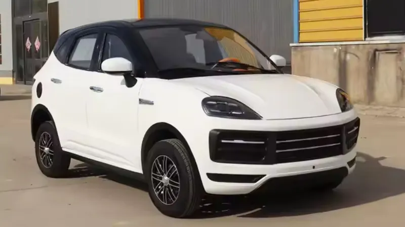 Este Porsche Cayenne elétrico de R$ 16 mil é tão lento que mal toma multas