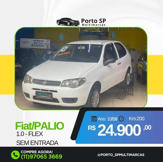 Carro Fiat Palio 2010 Fire 1.0 8V (Flex) 2p