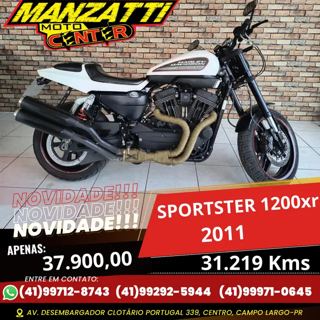 Carro Harley-Davidson Sportster 1200X 2011 Sportster XR 1200X