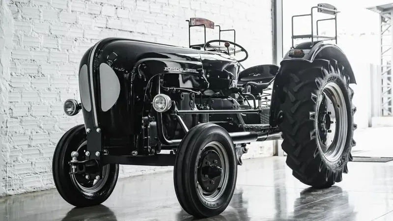 Trator da Porsche a diesel tem sistema de VW Fusca e preço de Jeep Commander