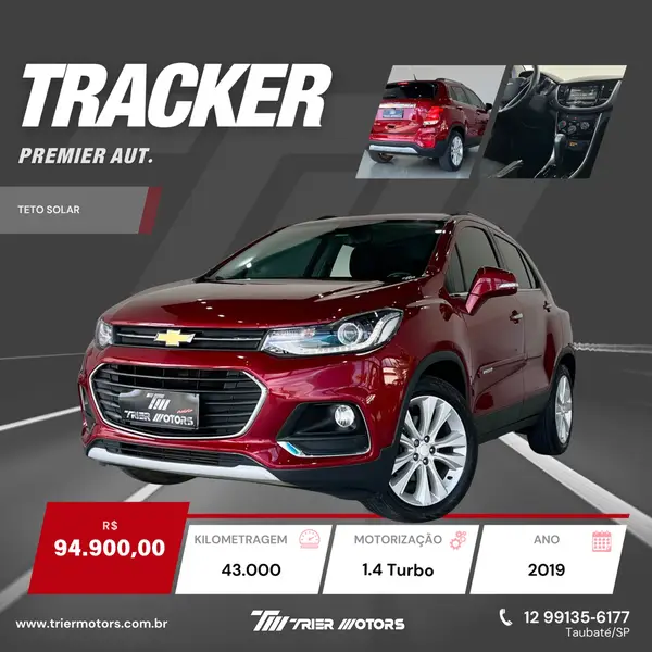 Chevrolet Tracker Premier 1.4 Turbo (Aut) (Flex)
