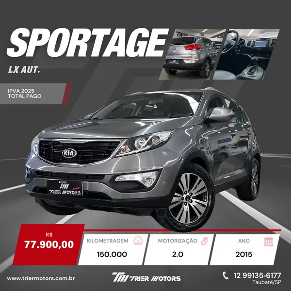 Carro Kia Sportage 2015 LX 2.0 16V (Aut) (Flex)