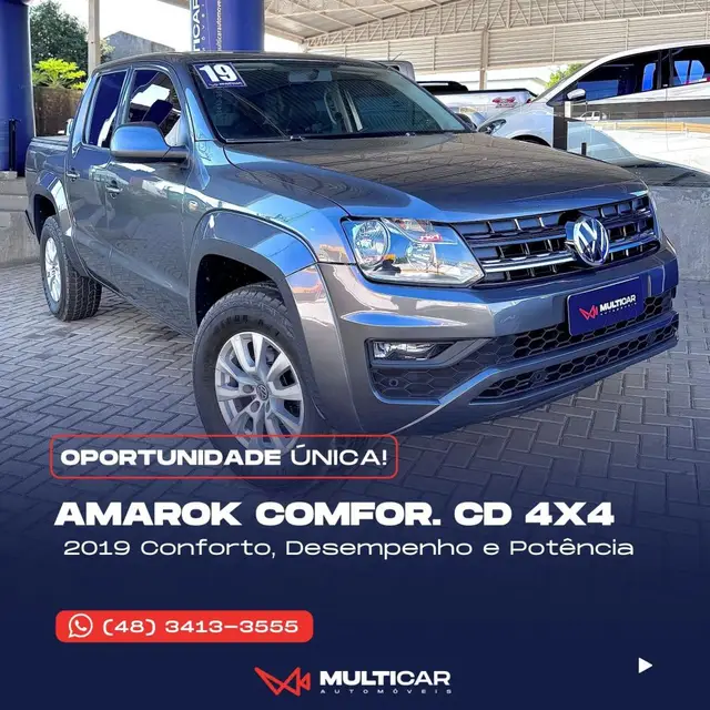 Carro Volkswagen Amarok 2019 2.0 CD 4x4 Comfortline (Aut)