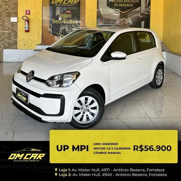 Carro Volkswagen Up! 2020 1.0 MPI (Flex)