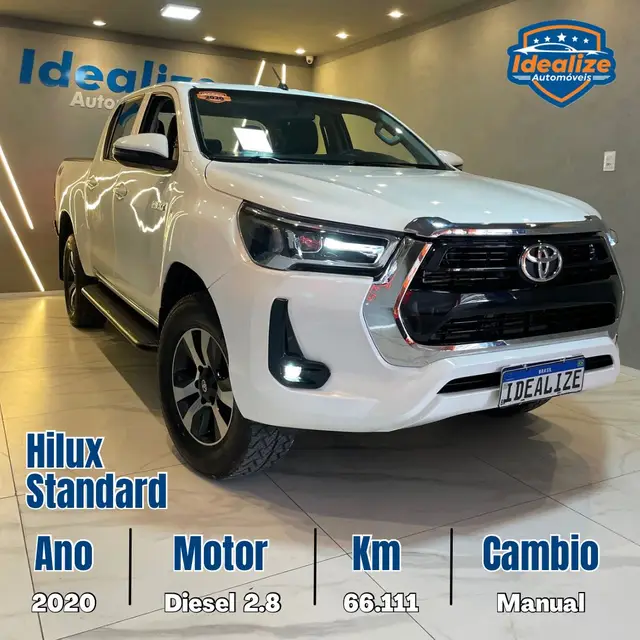 Carro Toyota Hilux Cabine Dupla 2020 Hilux 2.8 TDI STD CD 4x4