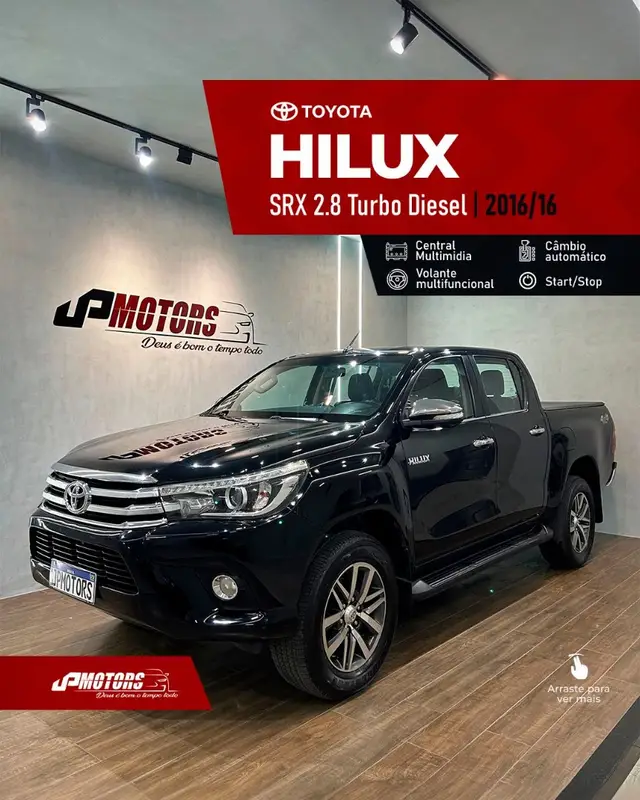 Carro Toyota Hilux Cabine Dupla 2016 Hilux 2.8 TDI SRX CD 4x4 (Aut)