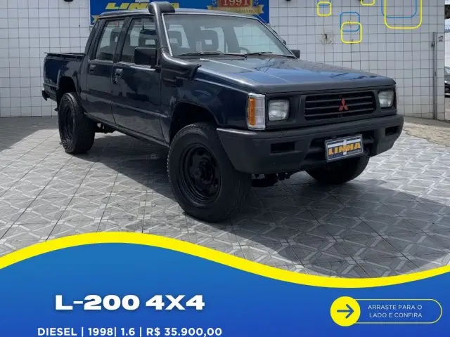 Carro Mitsubishi L200 1998 L 200 ST 4x4 2.5 (cab. dupla)