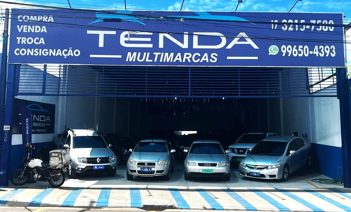 Fachada da loja Veículos à venda em TENDA MULTIMARCAS - São José do Rio Preto - SP | Mobiauto