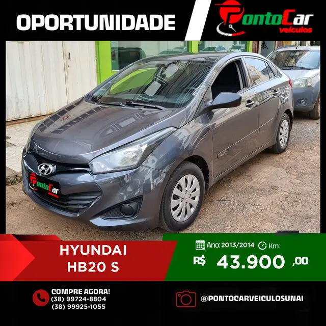 Carro Hyundai HB20S 2014 1.0 Comfort Plus (Flex)
