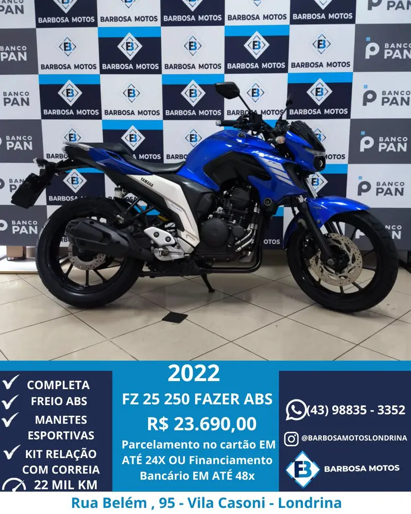 Yamaha YS 250 Fazer ABS