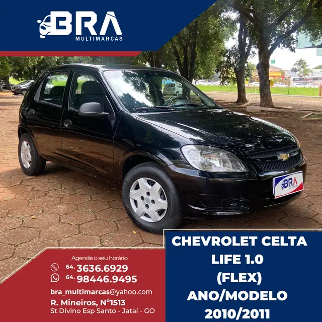 Carro Chevrolet Celta 2011 Life 1.0 VHCE (Flex) 4p