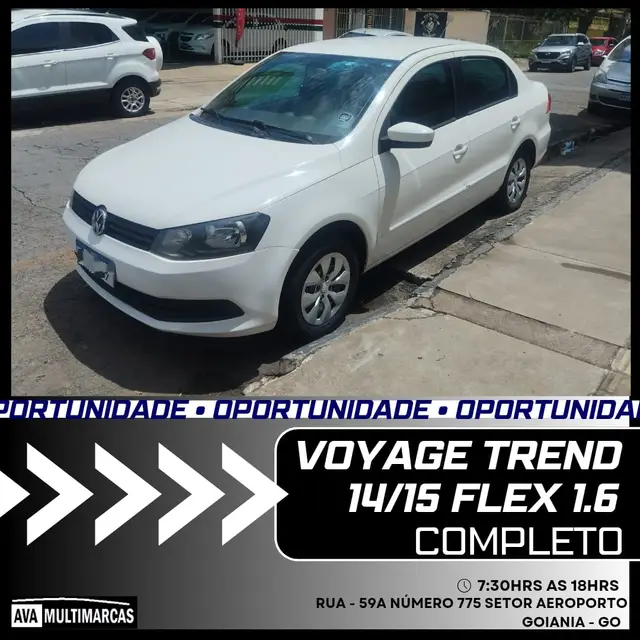 Carro Volkswagen Voyage 2015 1.6 Trendline (Flex)
