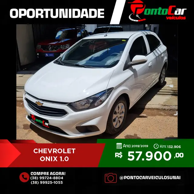Carro Chevrolet Onix 2019 1.0 LT SPE/4
