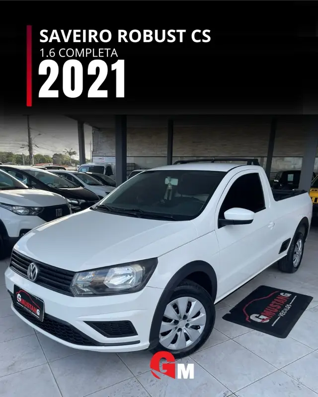 Carro Volkswagen Saveiro 2021 Robust 1.6 MSI CS (Flex)