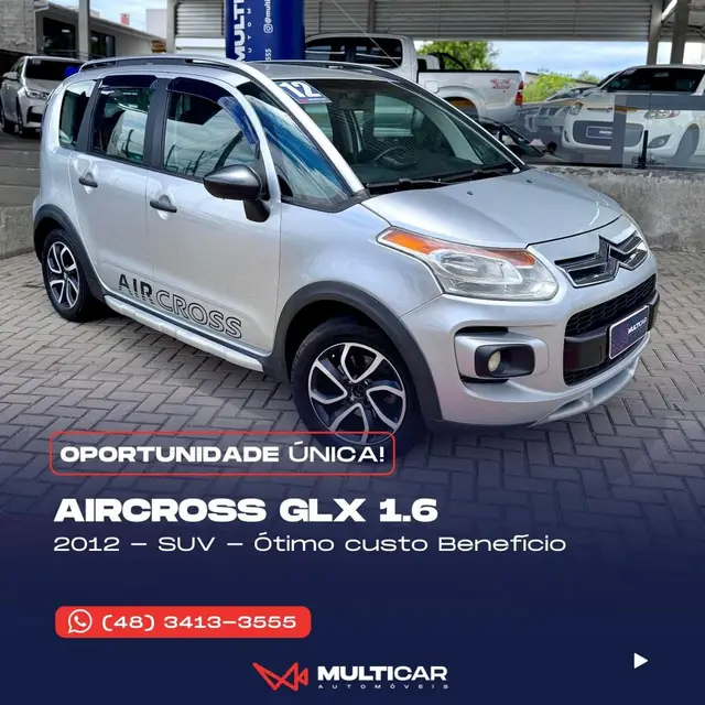 Carro Citroën Aircross 2012 GLX 1.6 Flex 16V 5p Mec.