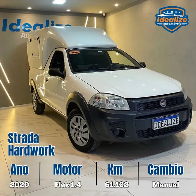 Carro Fiat Strada 2020 Hard Working 1.4 (Flex) (Cabine Simples)