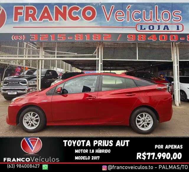 Carro Toyota Prius 2017 Hybrid 1.8 16V 5p (Aut)