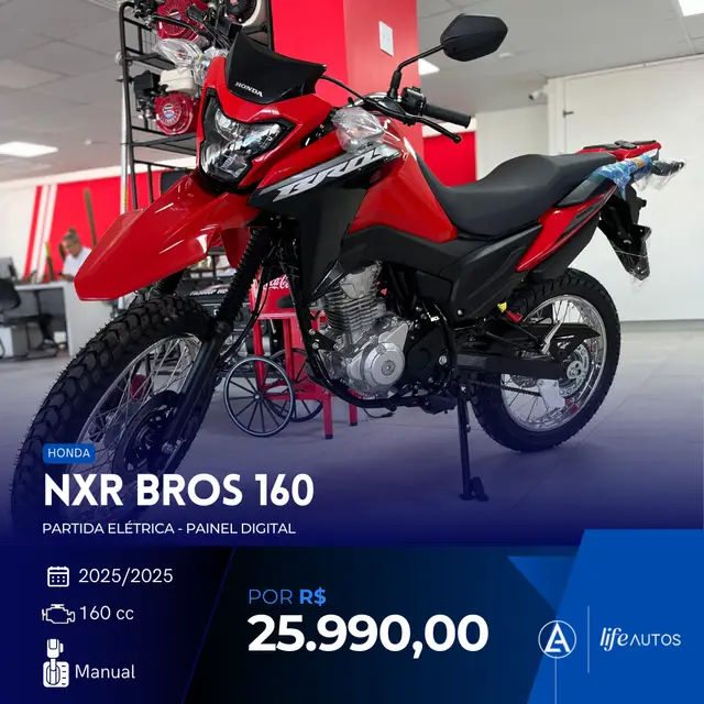 Carro Honda NXR 160 2025 Bros ESDD