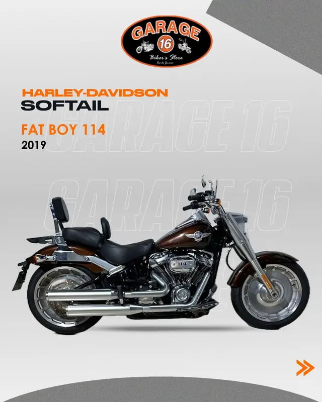 Carro Harley-Davidson Fat Boy FLFBS 2019 FAT BOY FLFBS
