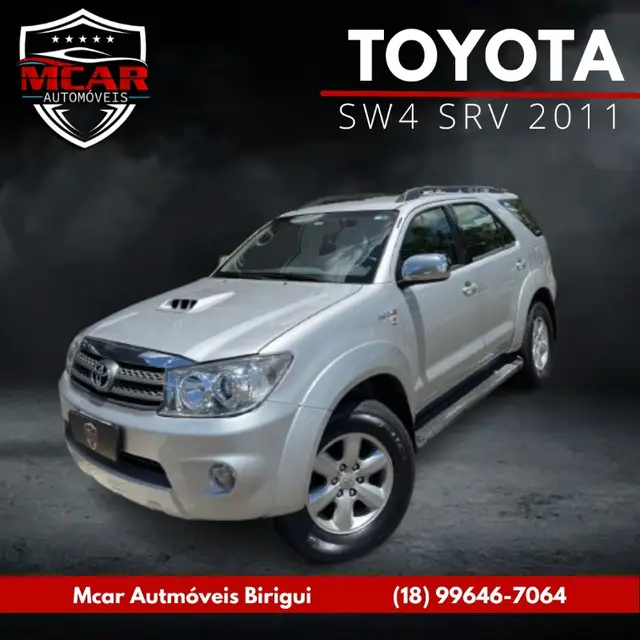 Carro Toyota Hilux SW4 2011 SRV 4x4 3.0 Turbo  (aut)